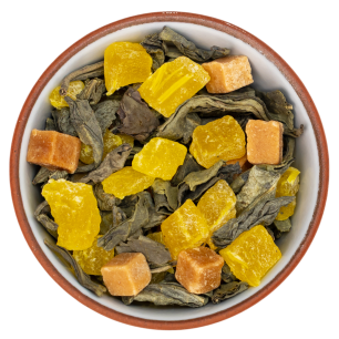 Зеленый ароматизированный "Ананасовый тарт татен" 